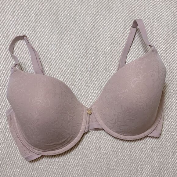NATORI underwire bra adjustable straps neutral color women size 32D - Picture 1 of 9